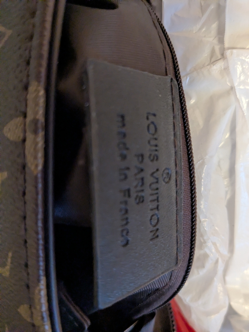 Louis Vuitton Men’s Monogram Crossbody Bag — Brown/Black - Picture 5 of 8